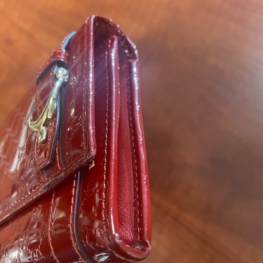 Gucci Micro Guccissima Long Patent Leather Wallet - Picture 6 of 13